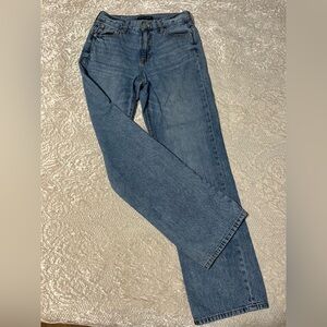 Aeropostale Women’s High Rise Baggy Denim Jeans - Medium Blue. 0R